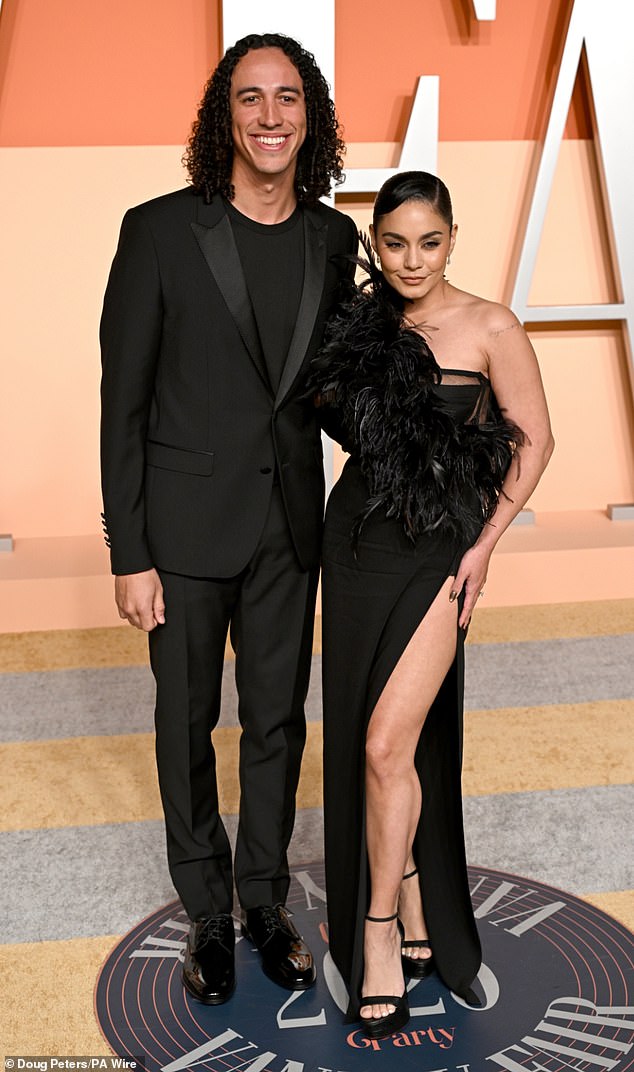 Vanessa is expecting her second child with 29-year-old husband Cole Tucker; pictured in March