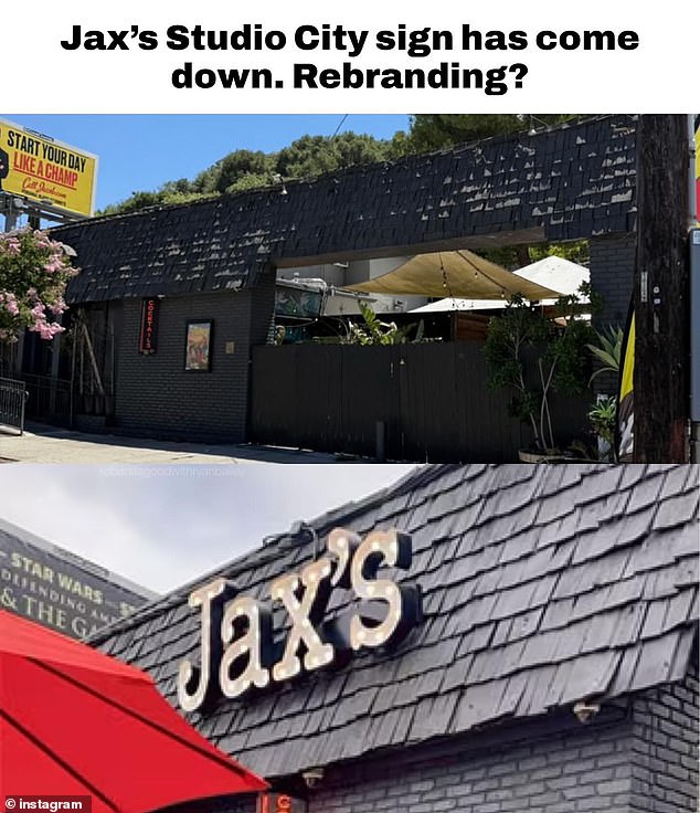 The announcement came not long after fans noticed the unmissable sign was noticeably missing from the exterior