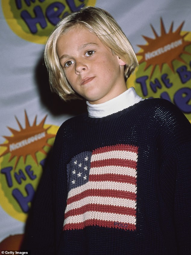 He'd banked a reported $200million before his 18th birthday, but Aaron Carter would still struggle with financial problems as he entered adulthood (pictured aged 11, in 1998)