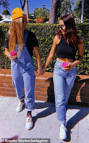 Meanwhile, G Flip was dating The Bachelorette Australia #7 star Brooke Blurton (pictured March 2021)