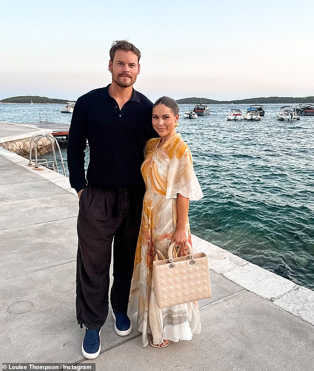 Louise and fiancé Ryan Libbey have been enjoying a short trip 'just the two of them' at the luxurious Maslina Resort on Hvar island