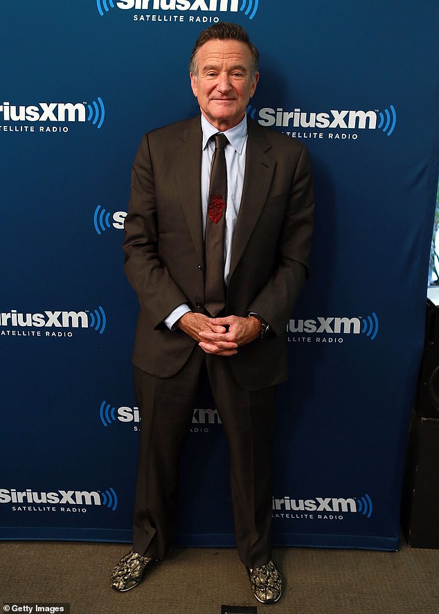 Williams died by suicide in 2014 at age 63. Lawrence said his family would have to give their blessing before Williams' voice could be used for AI; Pictured in New York City in September 2013