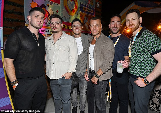 They have teamed up with The Berkowitz Brothers, along with artists Brian Yuran and Sean Von Gorman for the project; Pictured in San Diego on Thursday