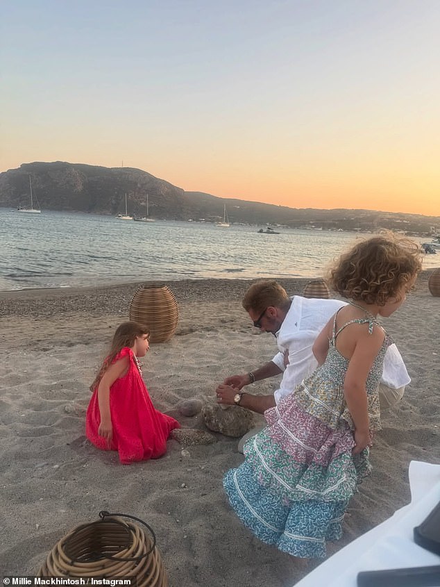 She announced it is now officially Leo season in a photo dump on her socials, sharing snippets from their trip, although she hasn't shared the location