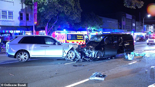 The radio star, 54, revealed on The Kyle and Jackie O Show on Monday that his chauffeur had been involved in a collision that left him with 'multiple broken bones'