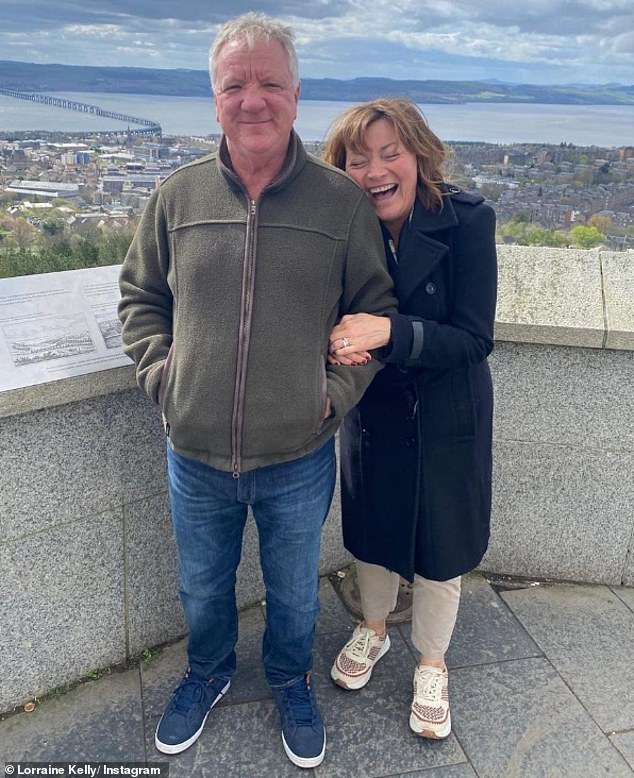 Steve and Lorraine (pictured 2024) are parents to daughter Rosie, 31, who welcomed their first granddaughter back in August 2024.