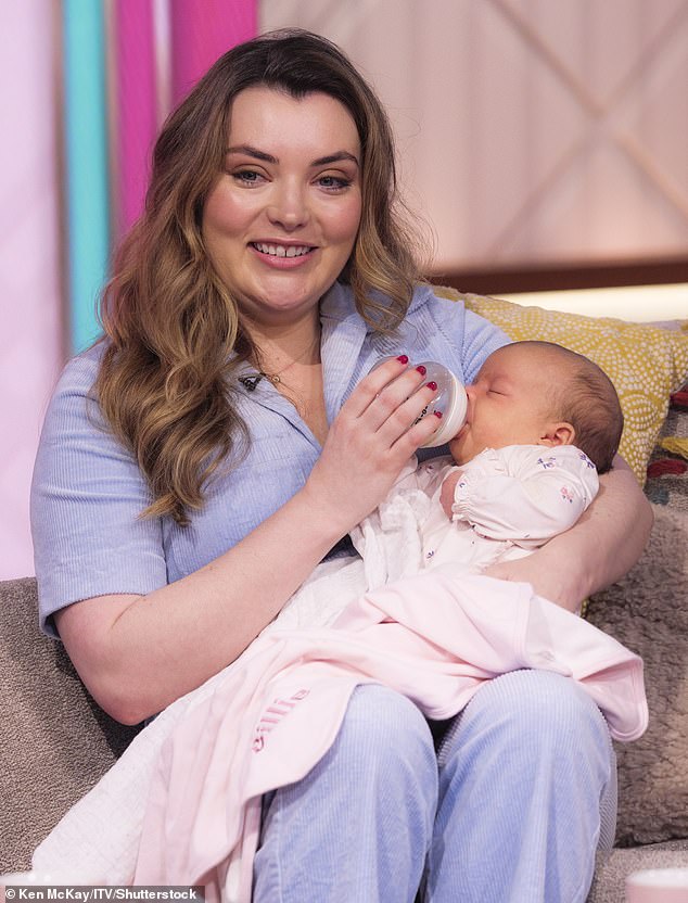 Daughter Rosie and 'beautiful' granddaughter Billie made their TV debut on Lorraine's show in July (pictureD)