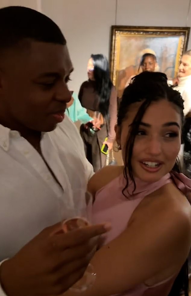 They celebrated with a huge party as the couple were joined by family and friends, with one pal sharing a glimpse of the bash to TikTok