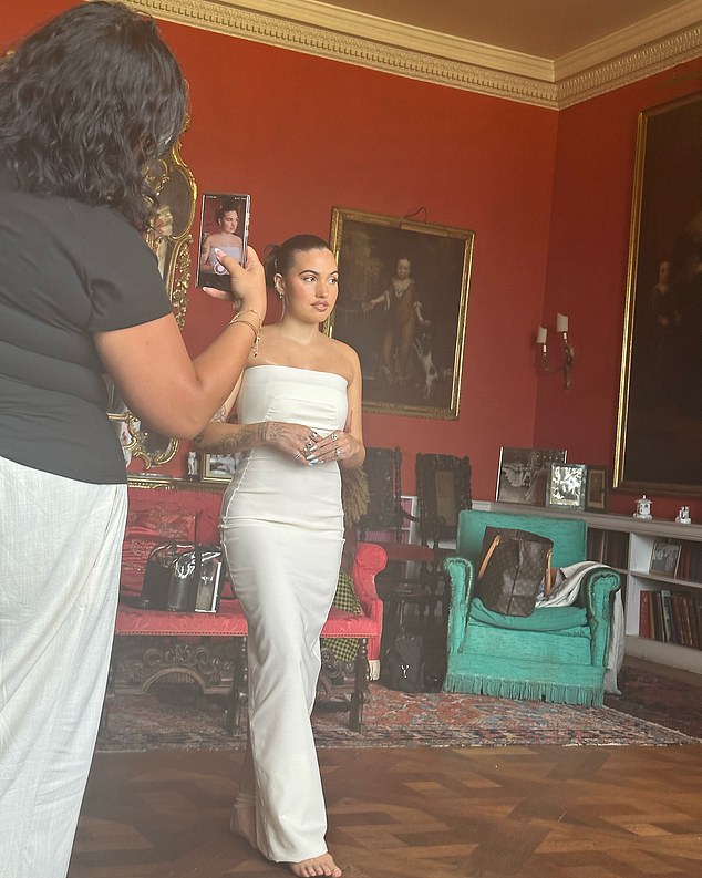 According to the Sun , guests including Miquita Oliver and her mother Andi partied the night away drinking drinking champagne and margaritas