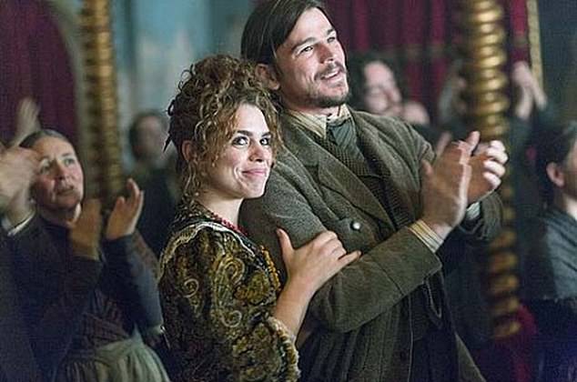 Billie's casting adds an intriguing layer to the series, given her background in supernatural and gothic roles, notably as Brona Croft/The Bride of Frankenstein in Penny Dreadful (pictured with Josh Hartnett)