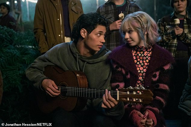 And now, it has been announced that not only will Wednesday be back for a third series, but a spin-off programme is currently under discussion (Noah B. Taylor and Emma Myers pictured)