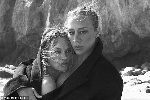 Mother-of-one Kate, whose daughter is model Lila Moss , 22, posed for very sultry shots with Chloe