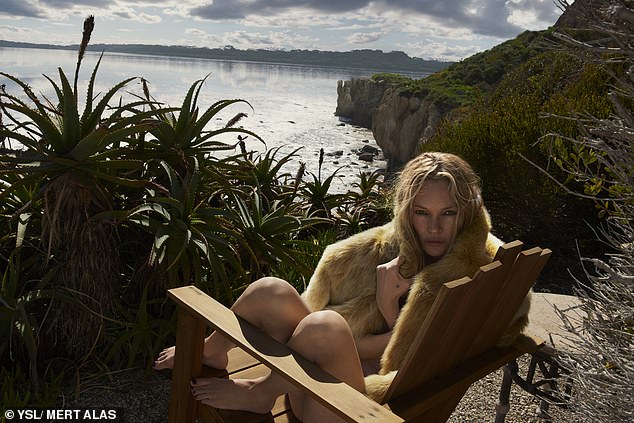 The supermodel proved she's still got it as she flaunted her age-defying figure in the sexy shoot