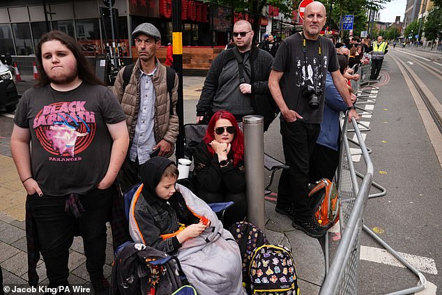 Devotees have been lining the streets of the heavy metal legend's beloved home city