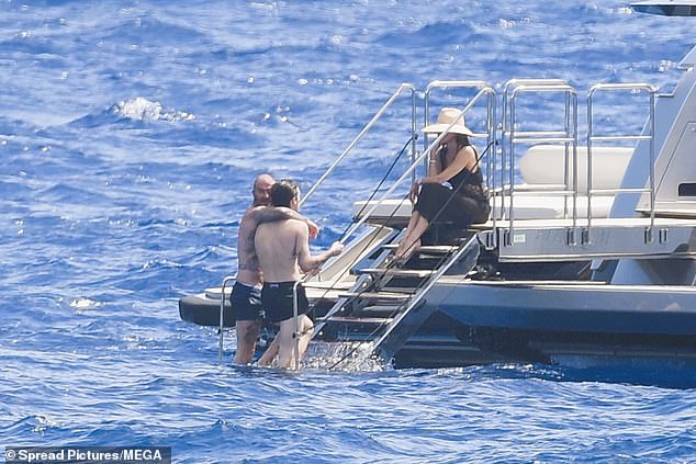 The Beckhams are holidaying on their £16million yacht Seven this week in St Tropez