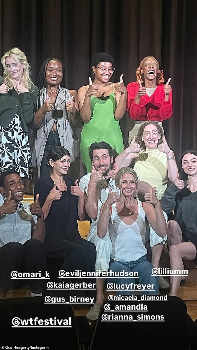 Playwright Rianna Simons (in green) explained to the Royal Gazette in 2023: '[White Girls Gang] is a satire about a book club gone incredibly wrong. It's about this group of White women. They're in a book club and they're trying to understand Audre Lorde and in so doing, end up revealing all of this stuff from their past that they use to destroy each other and themselves'