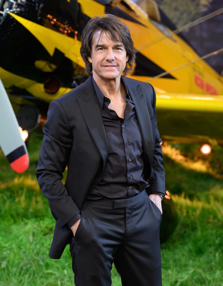 Tom Cruise at the Mission: Impossible premiere.
