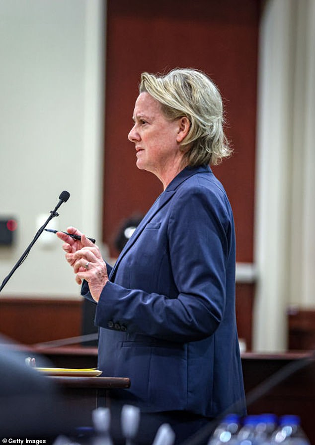 The district attorney's office said that under state law the New Mexico attorney general would have carried forward the appeal but 'did not intend to exhaustively pursue the appeal on behalf of the prosecution' Pictured: Kari Morrissey