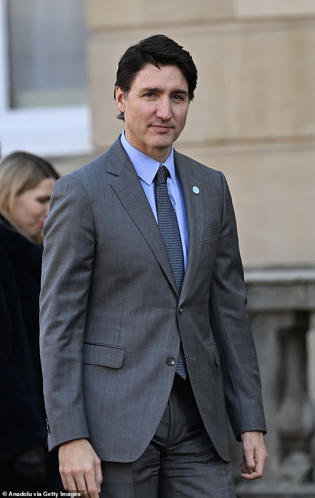 James added that Perry gave Trudeau 'non-physical