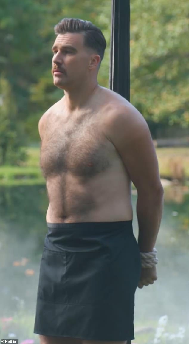 After Netflix posted behind-the-scenes footage from the Adam Sandler film, fans went into overdrive speculating that the pop queen secretly suited up as a bear in boyfriend Travis' fantasy sequence