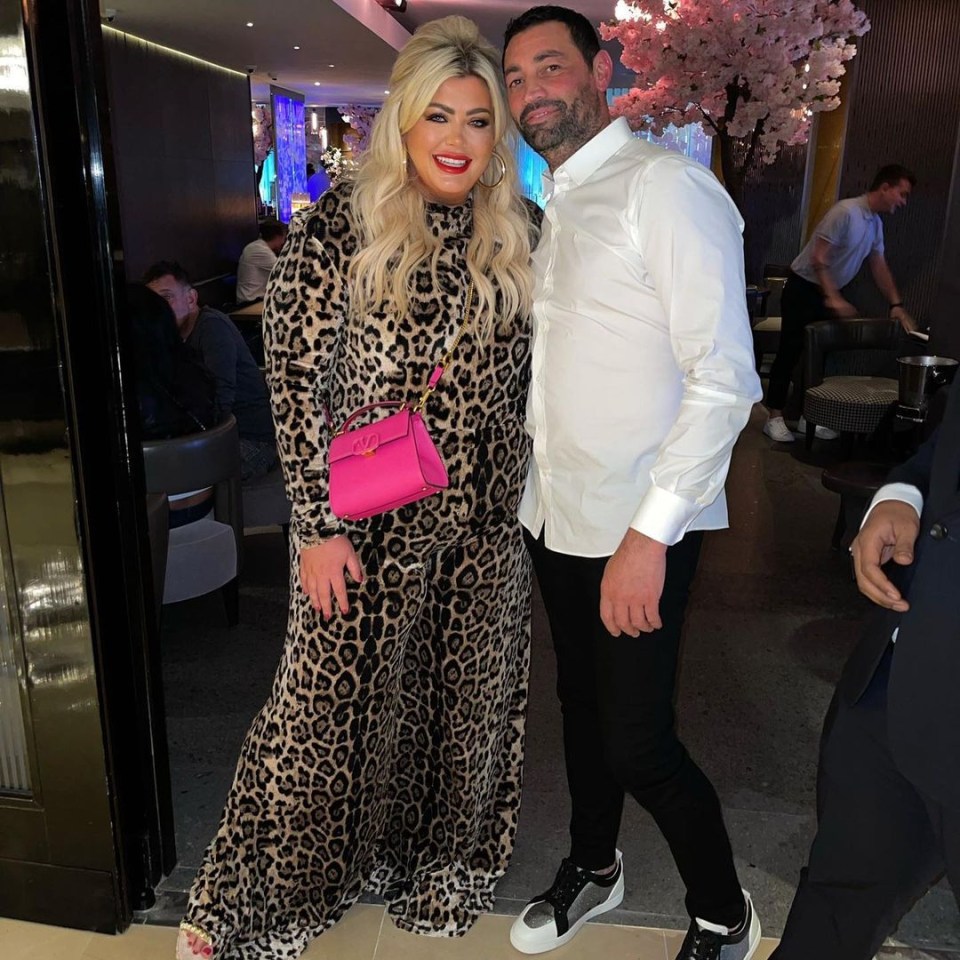 Gemma Collins and Rami Hawash posing together.