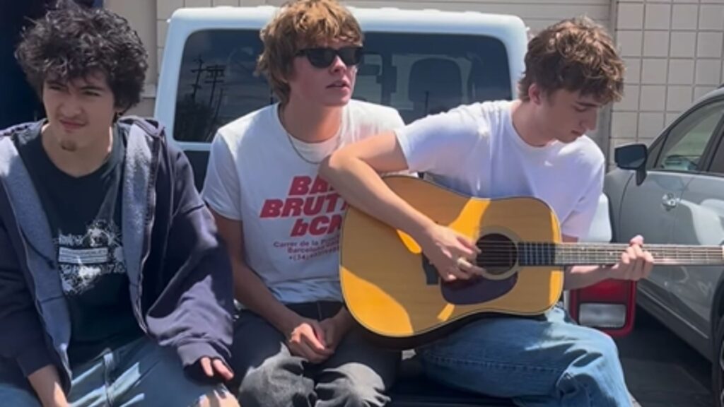 Nepo baby is following in his pop star dad's footsteps with new band - but can you guess his A-list parents?