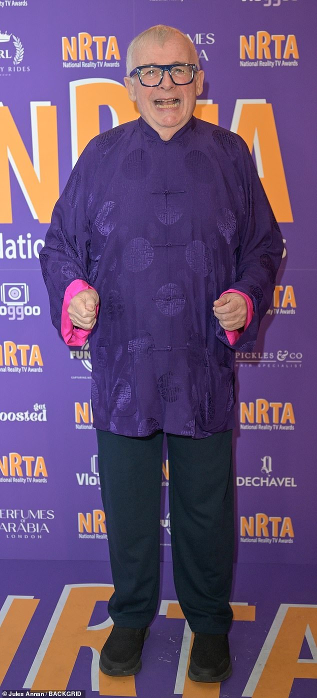 TV's Christopher Biggins put on a very animated display