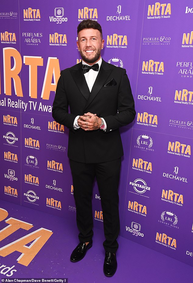 MAFS UK's Adam Nightingale looked dapper in a black tuxedo