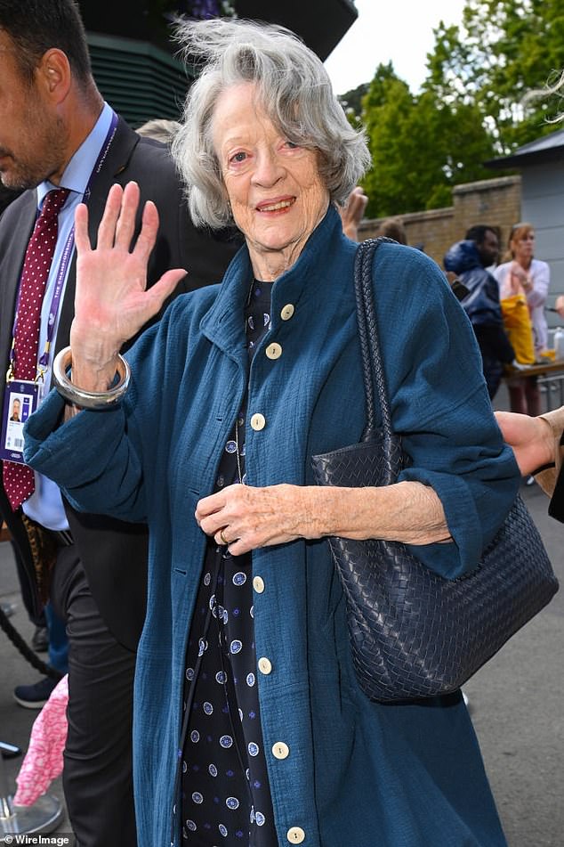 Larry also revealed he was friends with the late Dame Maggie Smith after they first crossed paths at the beginning of his acting career (pictured in 2023)