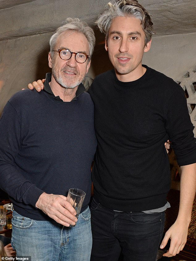 He confessed: 'The older I get the more I think about how much I love life, but the more I think about how much I love life, the more it makes me think about death' (pictured with his son George, now 45, in 2014)