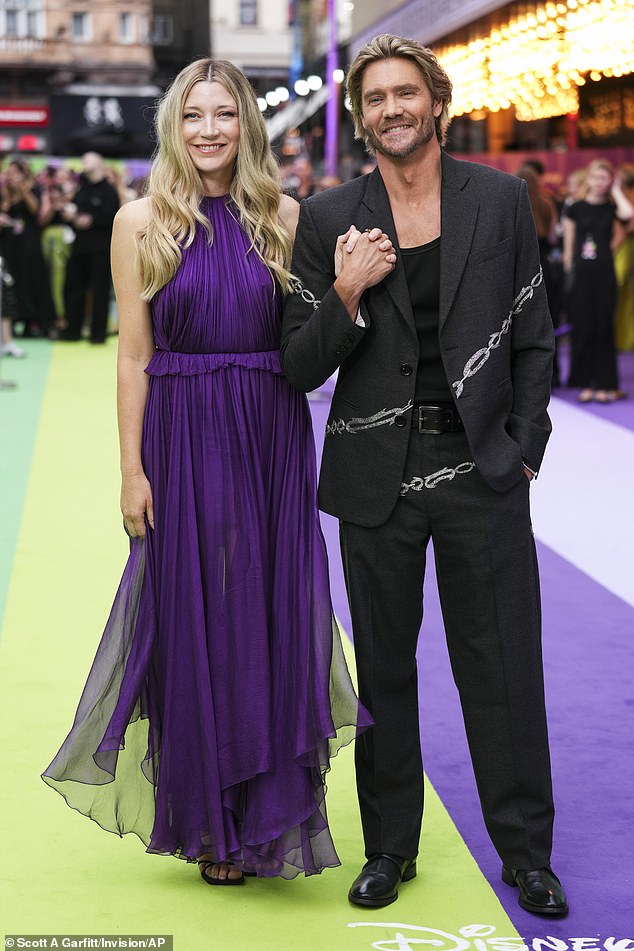 He was joined at the event by his wife Sarah Roemer