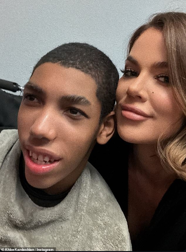 'For those who don't know, Tristan has a younger brother who is 18 years old, and he is severely disabled,' she said on her podcast Khloe in Wonder Land. Amari has LGS (Lennox-Gastaut syndrome), which is a form of epilepsy, and he is disabled
