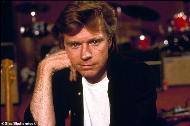 She added that he 'very clearly' has brain damage and memory loss, and is at 'high risk' of having another cardiac arrest [Dave pictured in 1985]