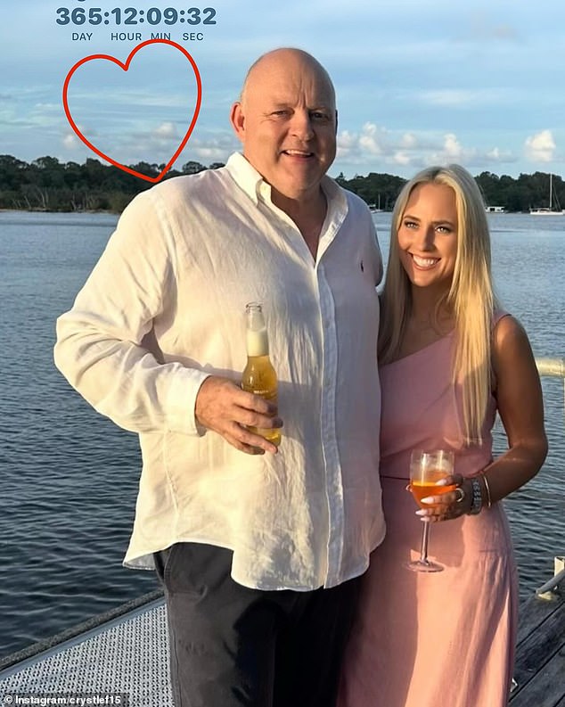 Billy Brownless is celebrating his one year anniversary with his partner Crystle Fleur - and marking the milestone with a big gesture