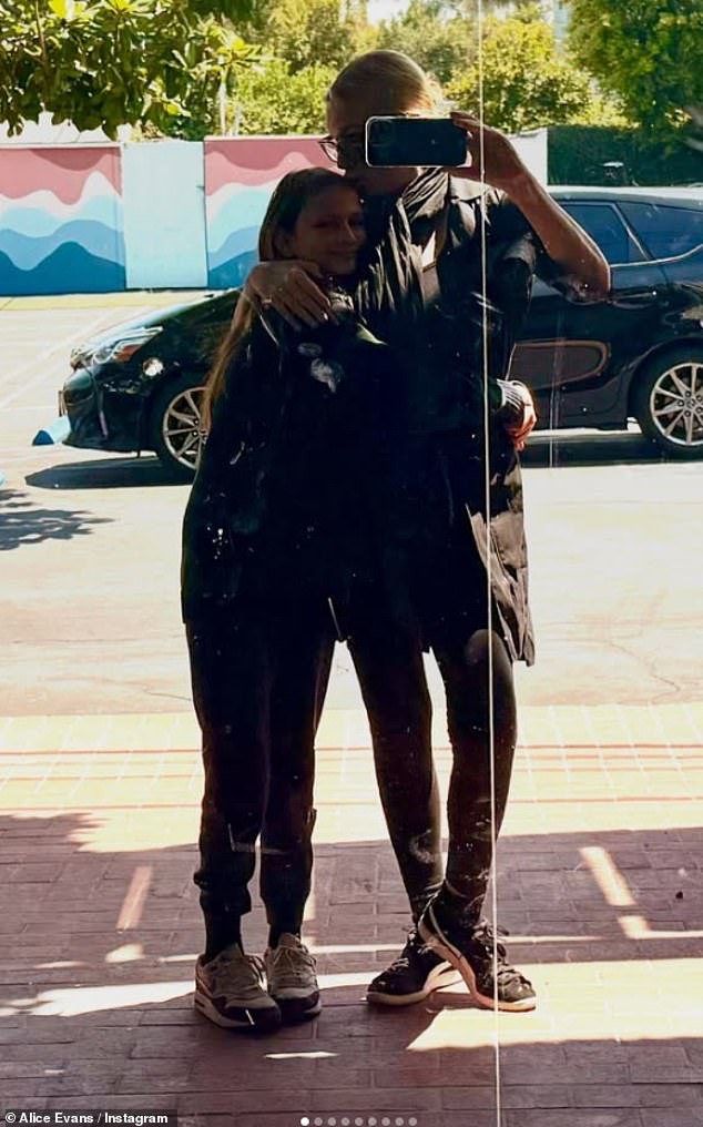 Alice Evans was left shocked as she visited her 'abandoned' old neighbourhood on Monday and shared a sad post to Instagram asking 'What is happening to our world?'