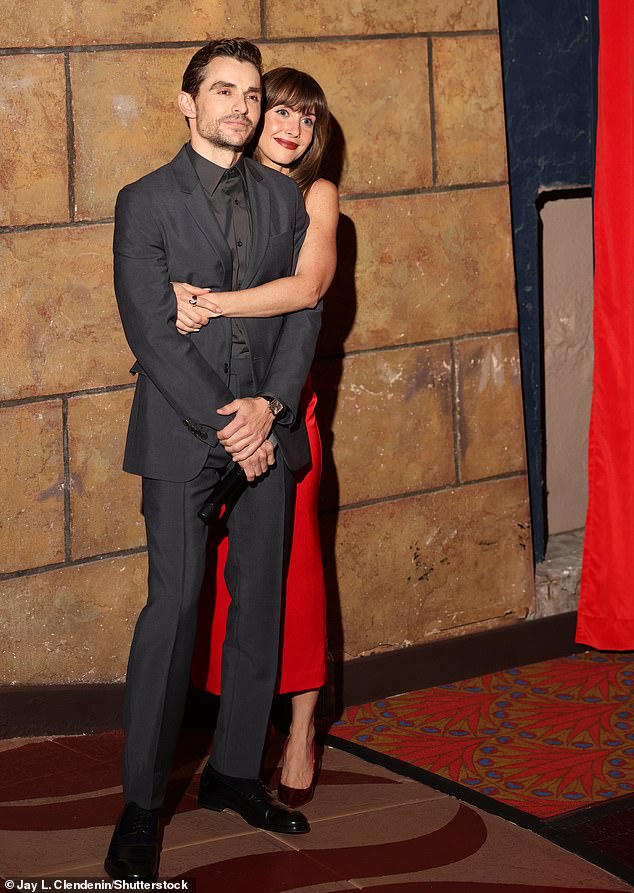 Alison Brie and Dave Franco cosied up on the red carpet at the premiere of their new horror film Together, held at the Vista Theatre in Los Angeles on Wednesday