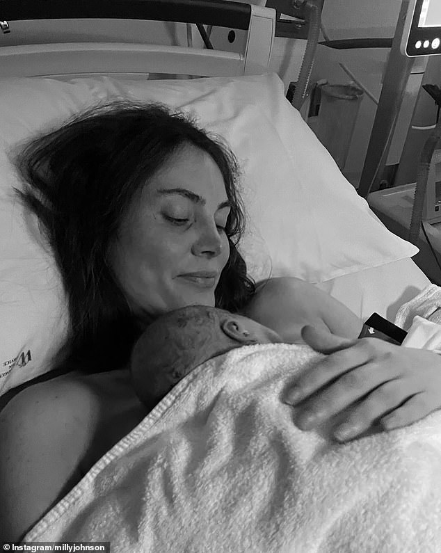 The Bride and Prejudice star shared the joyful news on Wednesday, posting a series of sweet photos to social media