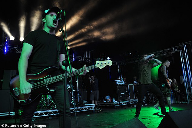Matt Keil (left), 39, played bass guitar with the Canadian punk band Comeback Kid from 2008 to 2004