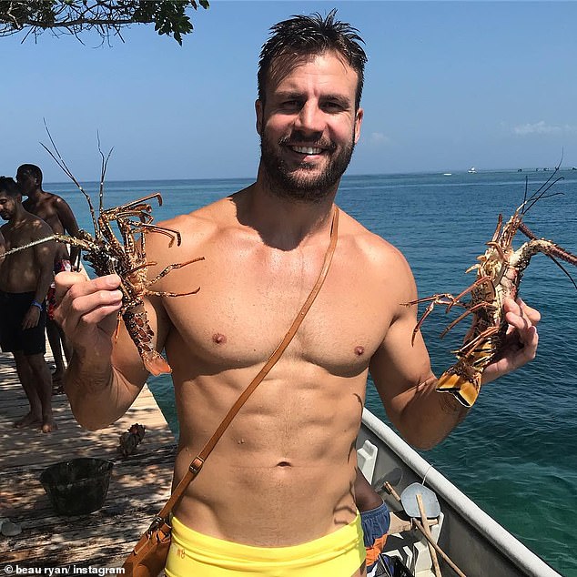 Beau Ryan (pictured) has received some X-rated advice from an Aussie porn star on-air