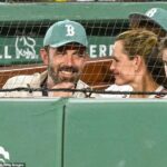 Ben Affleck, 52, played the doting family man as he joined ex Jennifer Garner and their kids at a baseball game in Boston on Friday