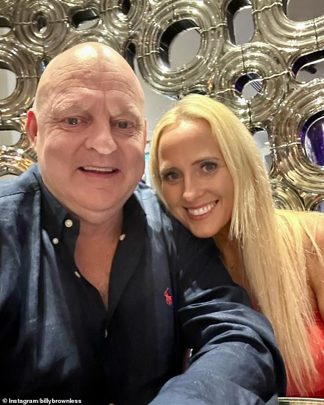 Billy Brownless has shocked his family, friends and followers after sharing a very risqué selfie during a one-year anniversary trip with partner Crystle Fleur