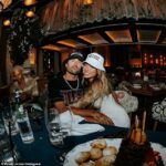 Brody Jenner tied the knot with his fiancée Tiarah 'Tia' Blanco in Malibu on Saturday (pictured last Monday)