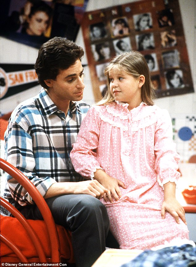 Candace said her parents' efforts to prevent her from developing disordered eating habits while growing up in the spotlight backfired; pictured with Bob Saget in 1987