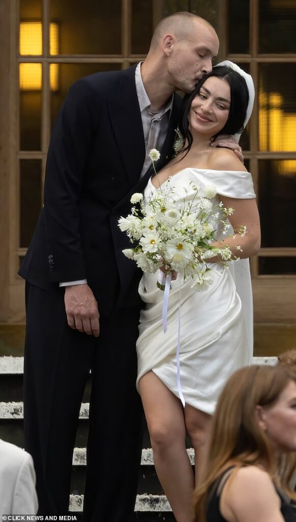 Charli XCX enjoyed a Brat summer wedding as she tied the knot with The 1975's George Daniel at Hackney Town Hall on Saturday