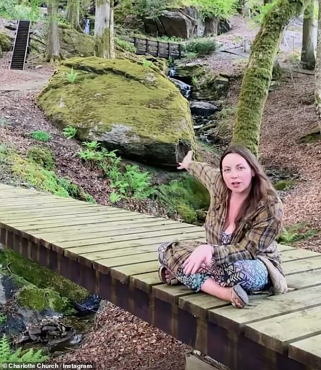 Charlotte revealed that her relationship with nature only began when she started taking magic mushrooms