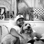 Chris Hughes has proved he has settled into girlfriend JoJo Siwa's family in a new Instagram post shared on Saturday (pictured at her family home)