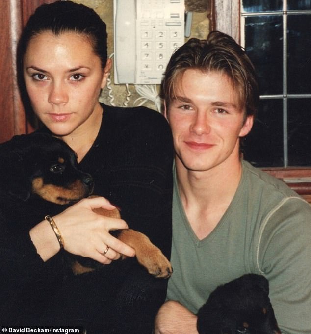 David Beckham thanked wife Victoria for their 'beautiful children' while celebrating the couple's 26th wedding anniversary on Friday.