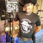 Dog the Bounty Hunter star Duane Chapman's stepson Gregory Zecca (pictured in 2021) is a passionate gun enthusiast, which he passed down to his teenage son Anthony Zecca before his tragic shooting death