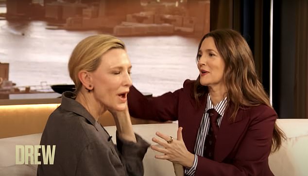 Drew Barrymore had fans buzzing on Monday after sharing a tender moment with Cate Blanchett on The Drew Barrymore Show