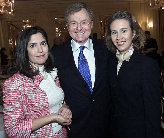 Sandy Leitch, middle, ennobled in 2004 by Tony Blair as Lord Leitch of Oakley in Fife left a fortune of more than £32million